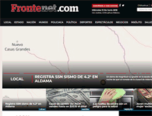 Tablet Screenshot of frontenet.com